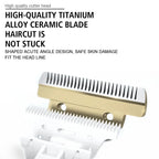 pet hair clipper sharp ceramic and titanium blade design for safe skin friendly grooming
