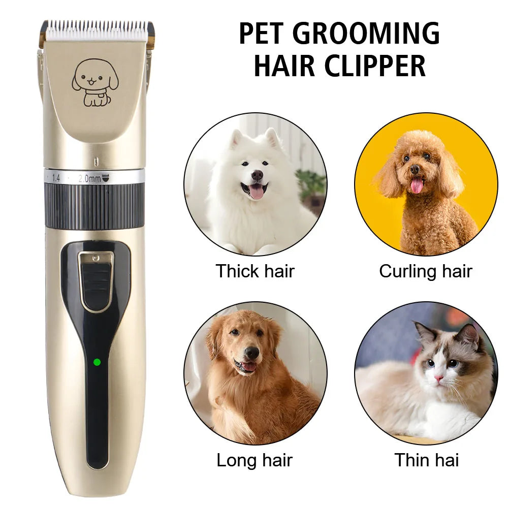 pet hair clipper used for grooming dogs cats and rabbits with sensitive skin