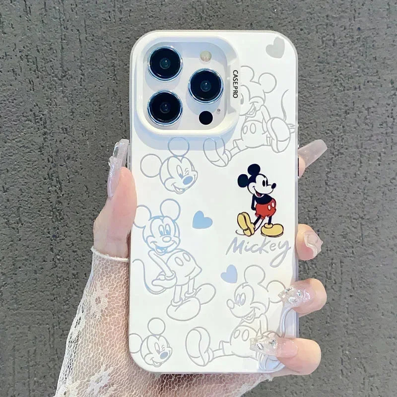 Matte smartphone case featuring a cute cartoon character illustration.