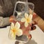 Phone case with yellow flowers held by a person