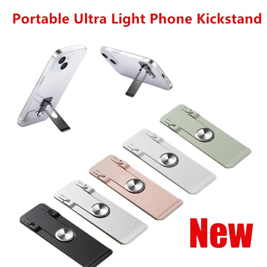Portable Ultra Thin Phone Kickstand in multiple color variants for hands-free video viewing Main image