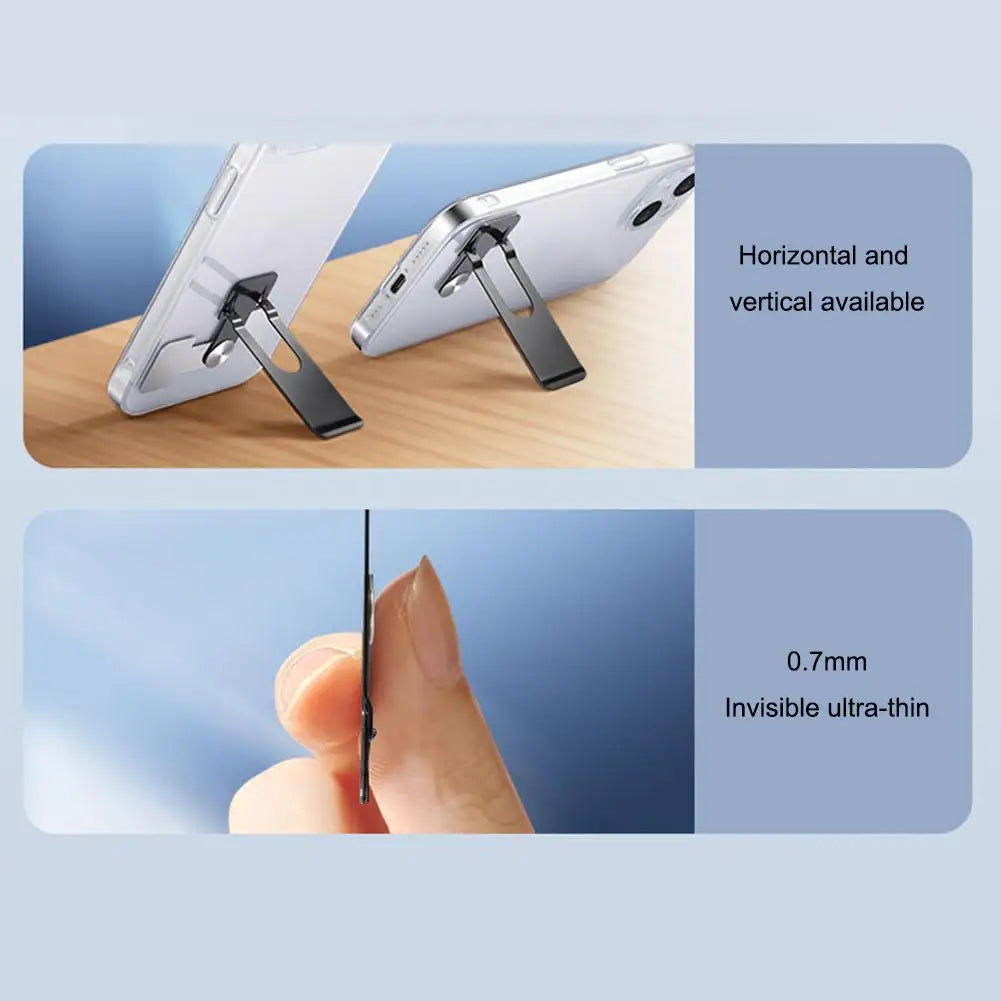 Rotating Phone Kickstand set in landscape viewing angle for comfortable media streaming