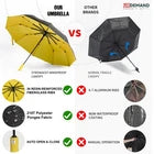 125cm Large Windproof Umbrella UK Automatic Folding Compact