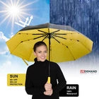 125cm Large Windproof Umbrella UK Automatic Folding Compact