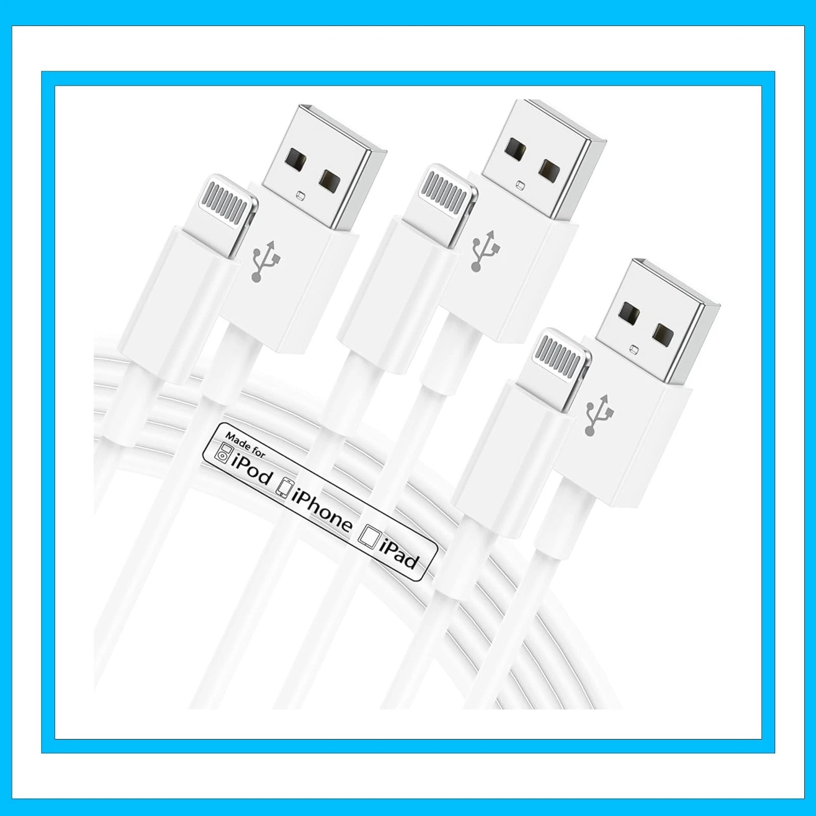 Genuine iPhone Cable Fast For Apple Cable USB Lead XS XR 11 12 13 14
