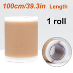 silicone scar tape size and length dimensions diagram for custom cutting and versatile scar coverage