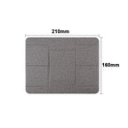 Ultra thin invisible laptop stand attached to back of laptop