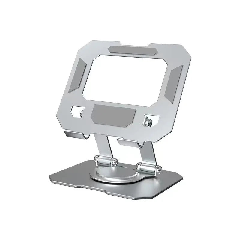 Universal metal desktop support bracket compatible with tablets smartphones and iPads