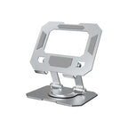 Universal metal desktop support bracket compatible with tablets smartphones and iPads