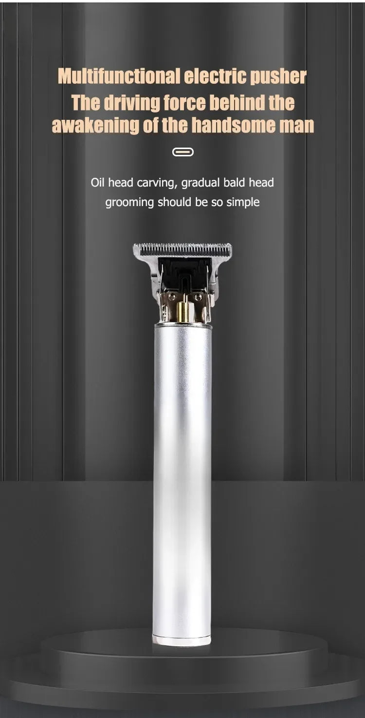 Vintage T9 Hair Clipper Cordless Trimmer USB Rechargeable Barber Tool Secondary image