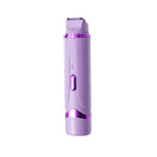 womens electric razor purple slim body design for comfortable grip during daily hair removal