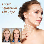 wrinkle removal tape before and after photo comparison showing neck line smoothing and skin elasticity