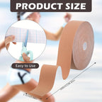 wrinkle removal tape elastic roll size and dimensions diagram for targeted anti aging facial treatment